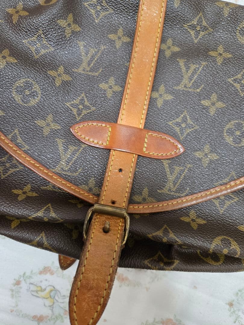 レ*ー様 Louis Vuitton モノグラム ショルダーバッグ ソミュール