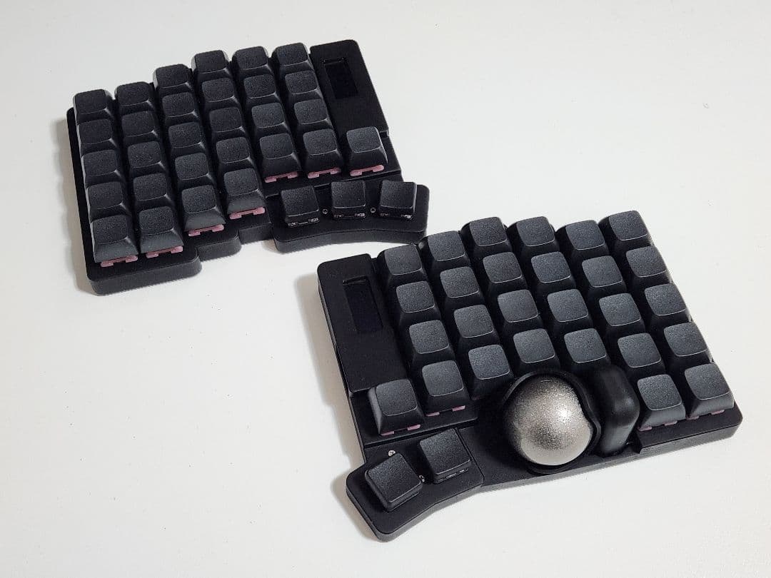 Keyball44 自作キット ホワイト / ケース付き Keyball44完成品