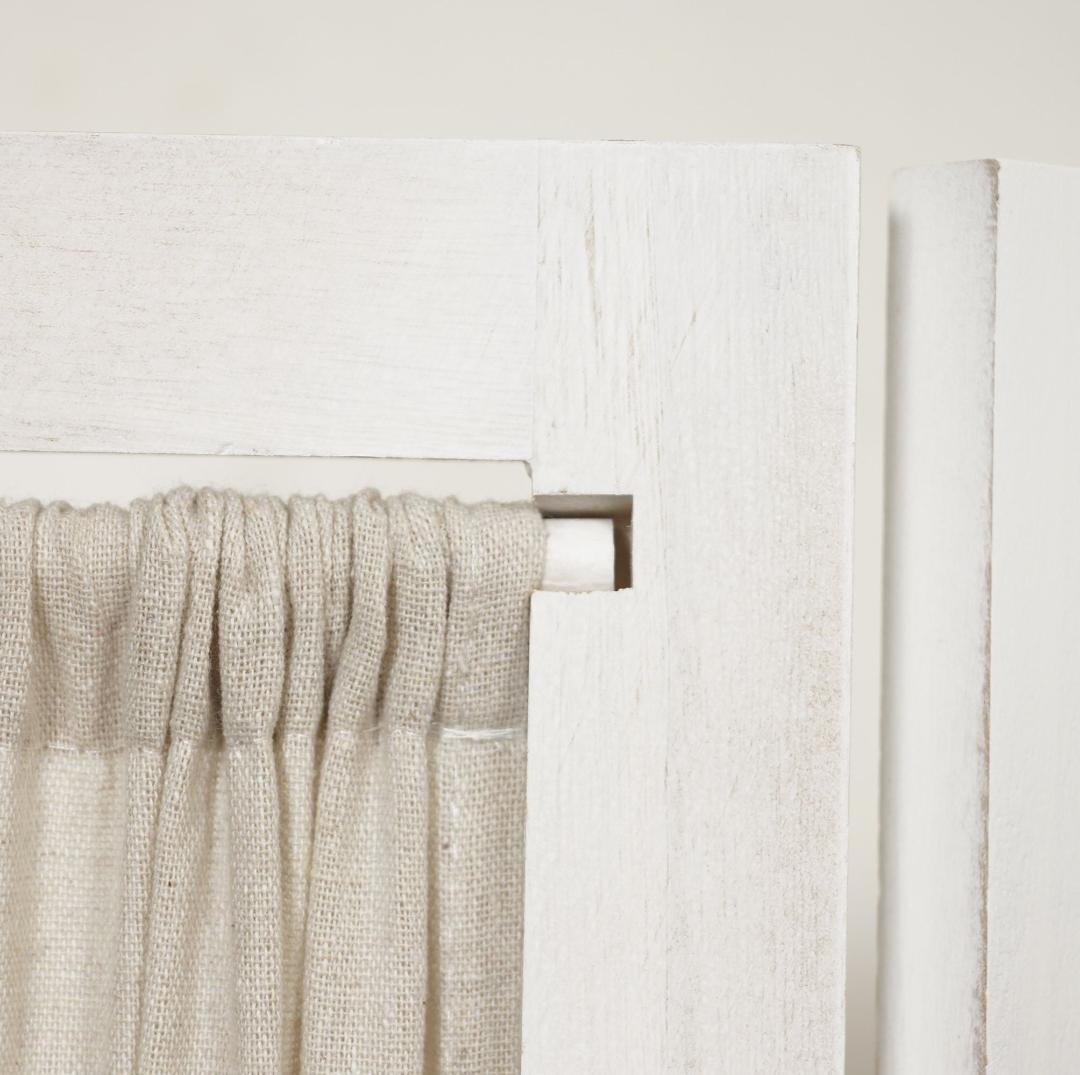 【新品・未使用】　シャビーウッドファニチャー　パーテーション　3連　完成品