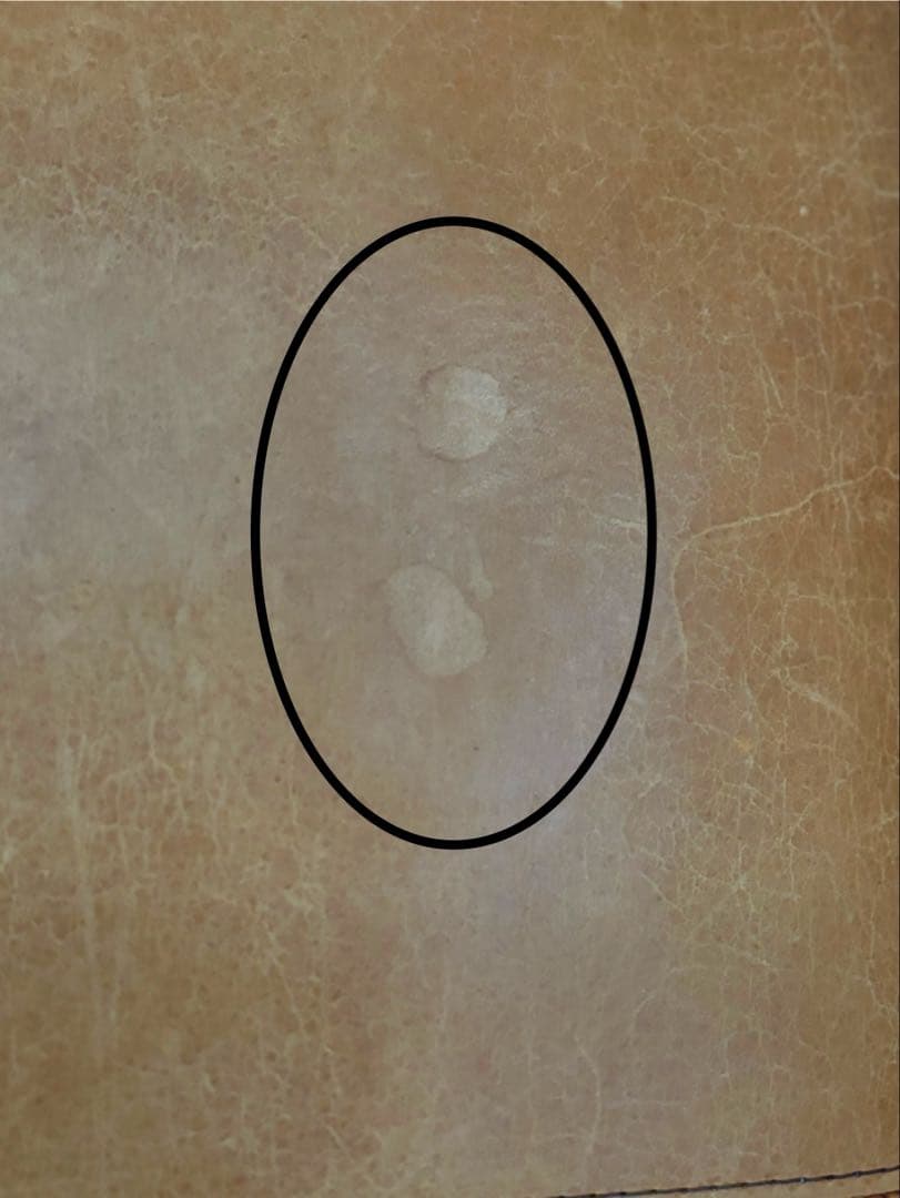 [まめ］　心石工芸　レザーオットマン　クアトロ