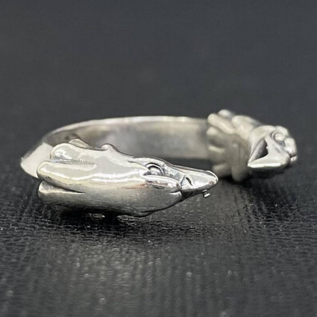 アクセサリー LARRY SMITH DOUBLE EAGLE HEAD RING