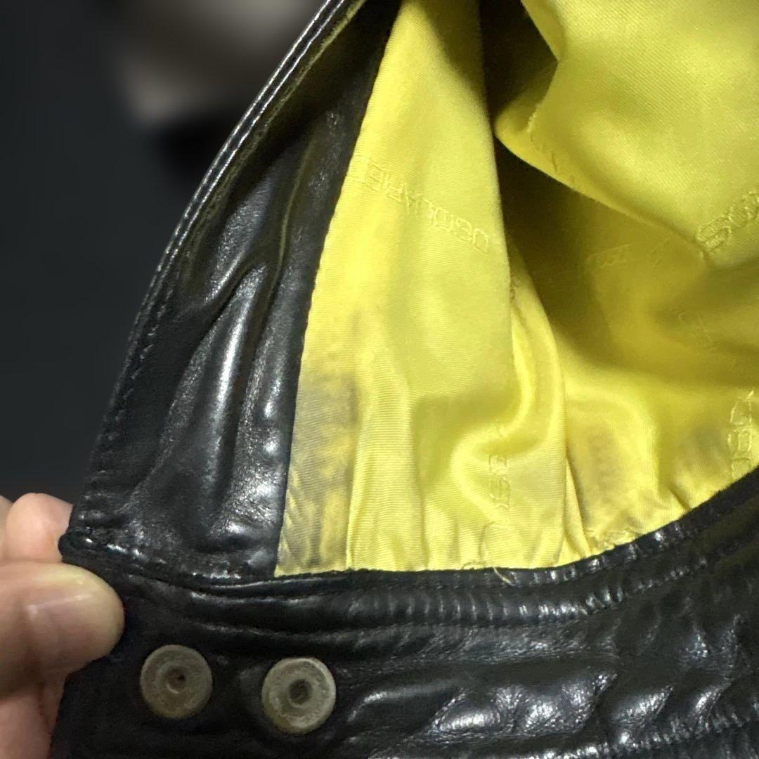 chocoleeel様専用ディースクエアード黒のレザーシングルライダースJK