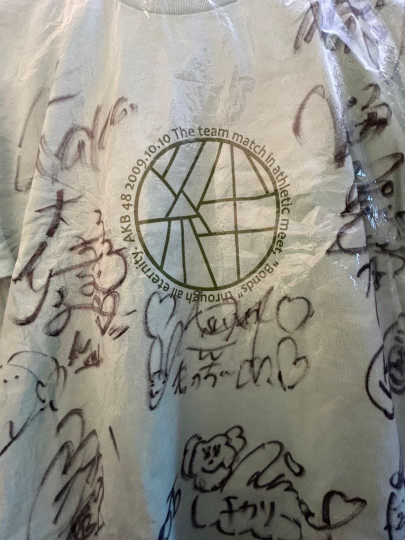 美品】AKB48 大運動会 チームK 直筆サイン入り 絆Tシャツ