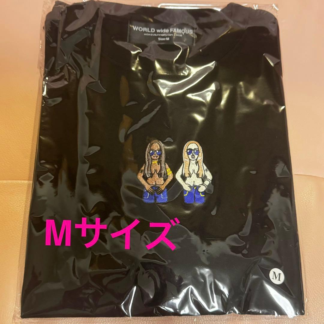 浜崎あゆみ Tシャツ WORLD wide FAMOUS ブラック M