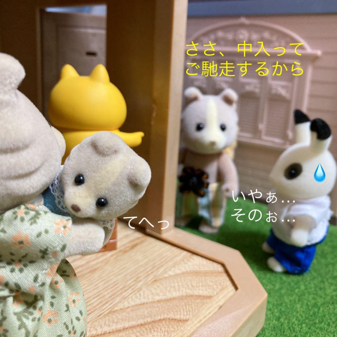 ひとつ前の出品物の確認用 シルバニアファミリー 森のお家 赤い屋根 ドール