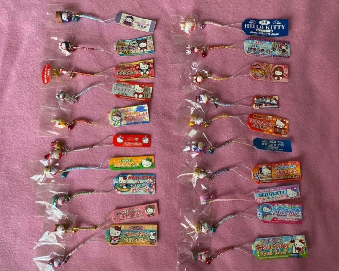 ご当地キティちゃん根付など150個セット