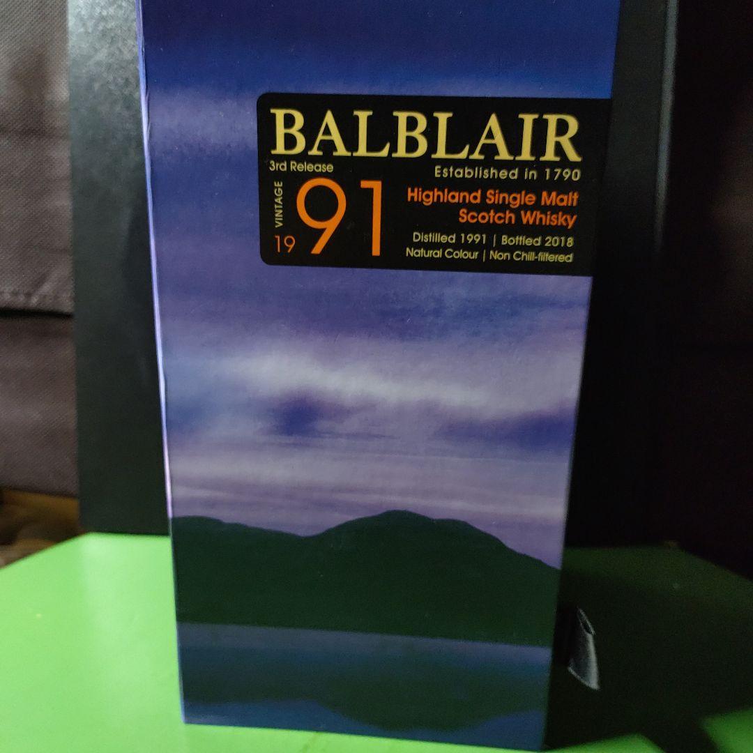 ２７年物スコッチウイスキー　BALBLAIR 1991 3rd Release Balblair - 1991 Vintage (3rd Release) Whisky Auction | Whisky