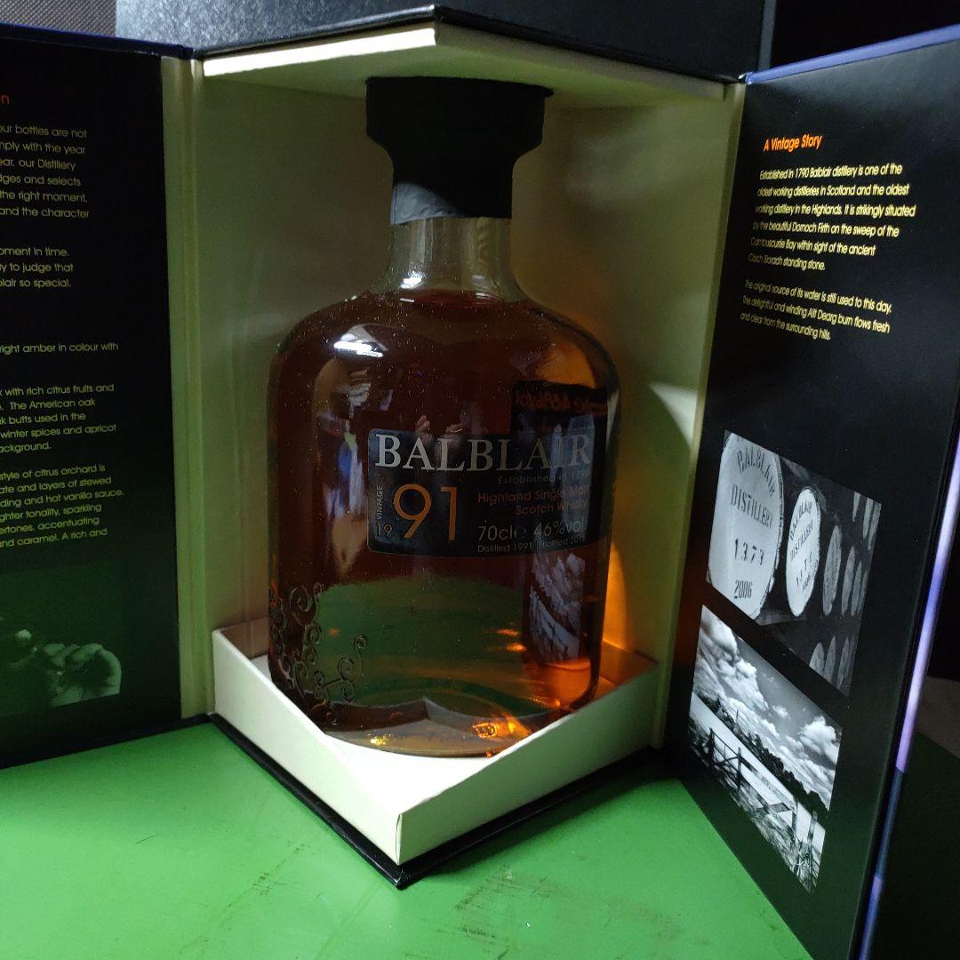 27年物スコッチウイスキー BALBLAIR 1991 3rd Release