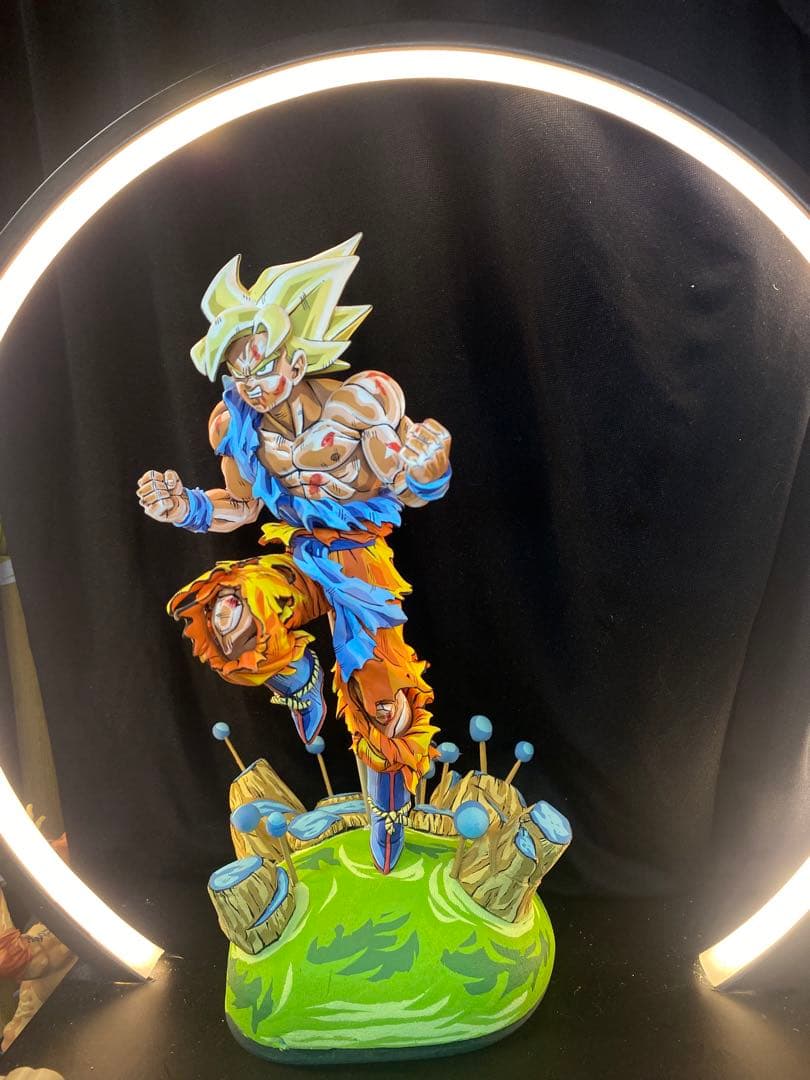 ジャンプ50周年　リペイント　孫悟空　ドラゴンボール　フィギュア　一番くじ