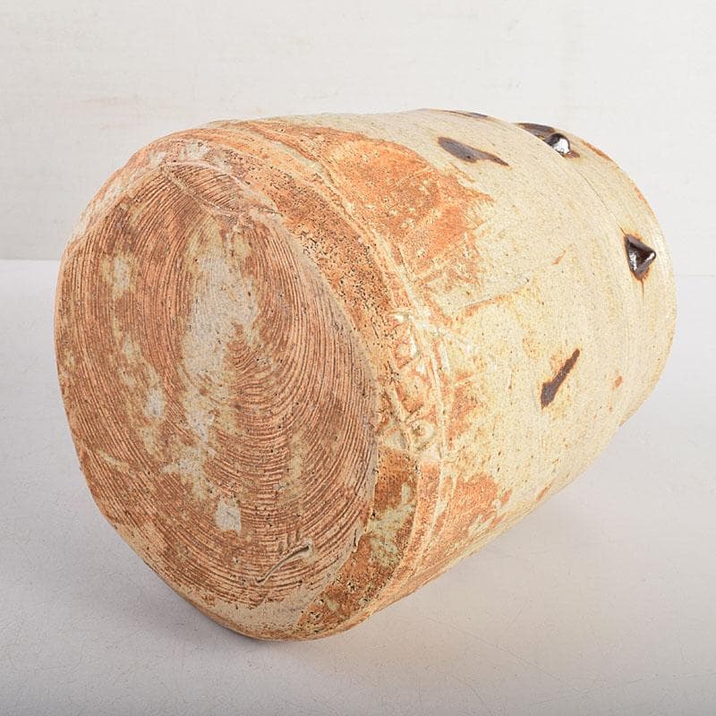 茶道具 美濃焼 大萱窯 加藤弥右衛門造 水指 共箱 V 8306