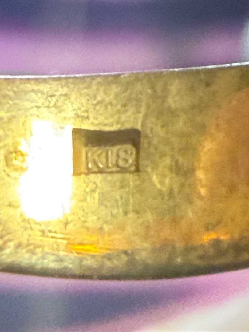 K18金 シンプルリング