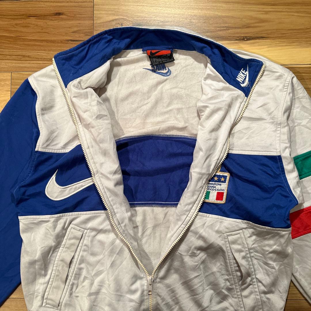 激レア 90s】サッカー イタリア代表 NIKE トラックジャケット 刺繍ロゴ
