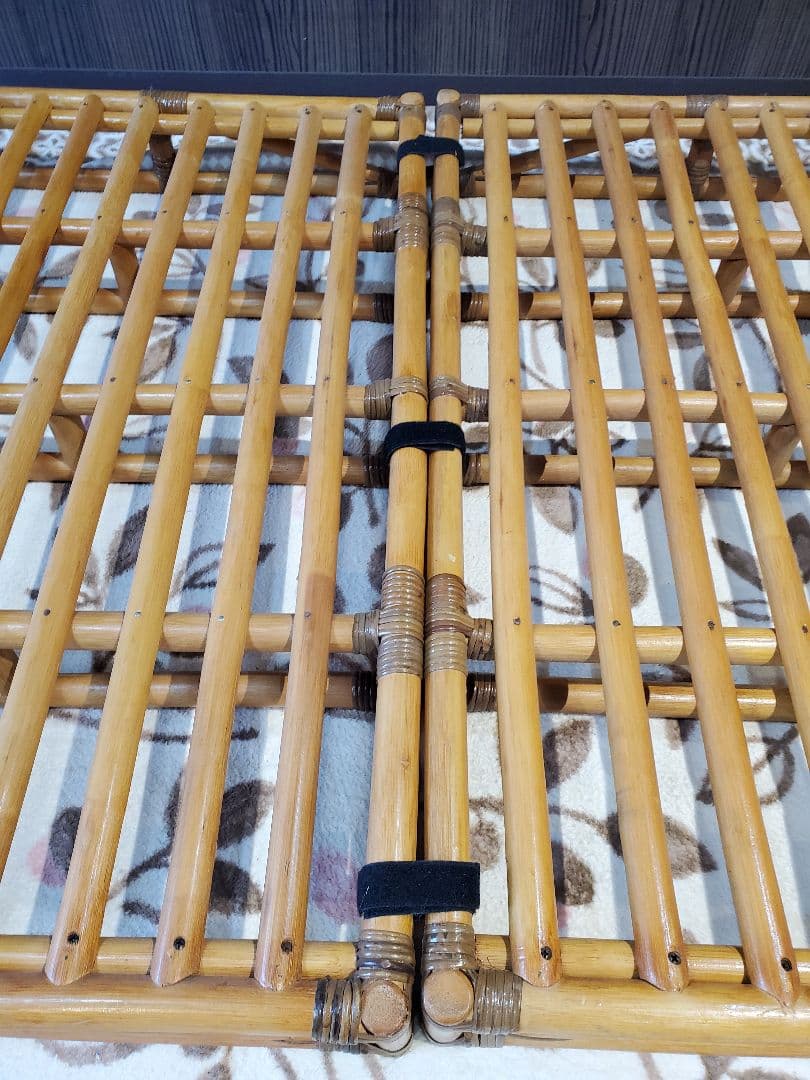 ラタン　籐家具　シングル　ベッド　フレーム