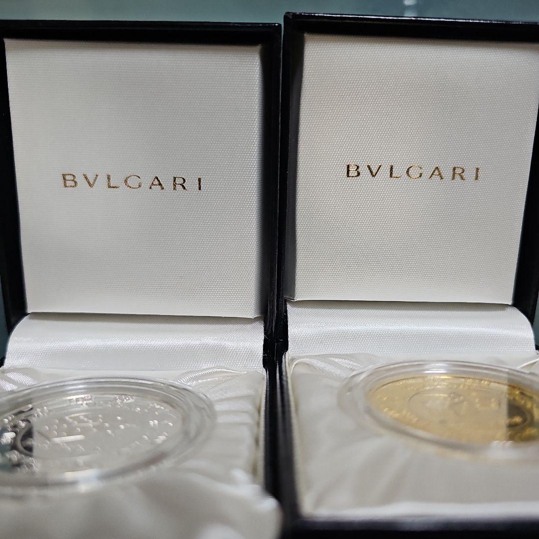ラスベガスBVLGARI限定 サイコロデザイン金貨・銀貨2枚セット　シルバー高騰
