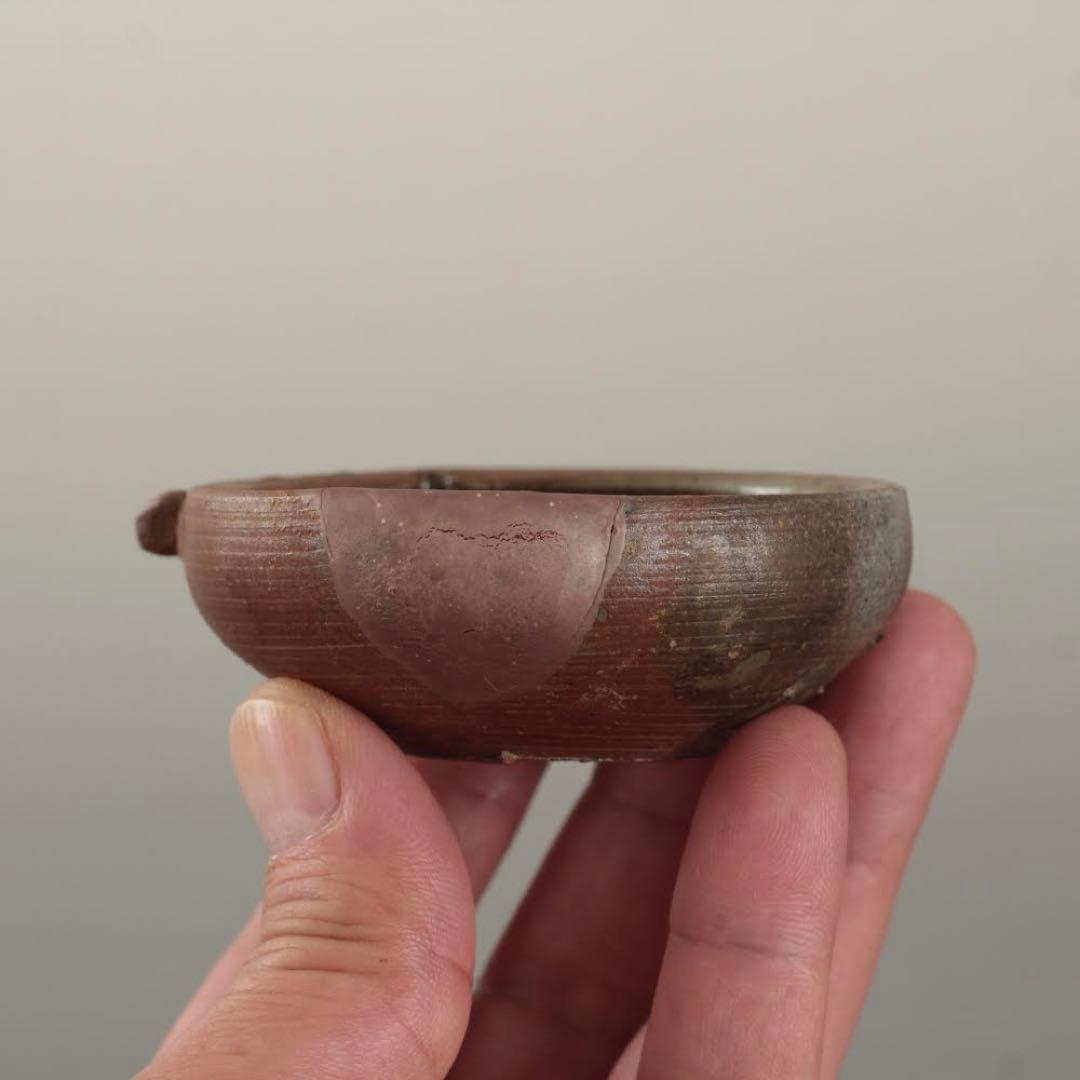丹波 盃 酒器 古美術 古道具 アンティーク 丹波焼 平盃 丹波手付き盃 工芸