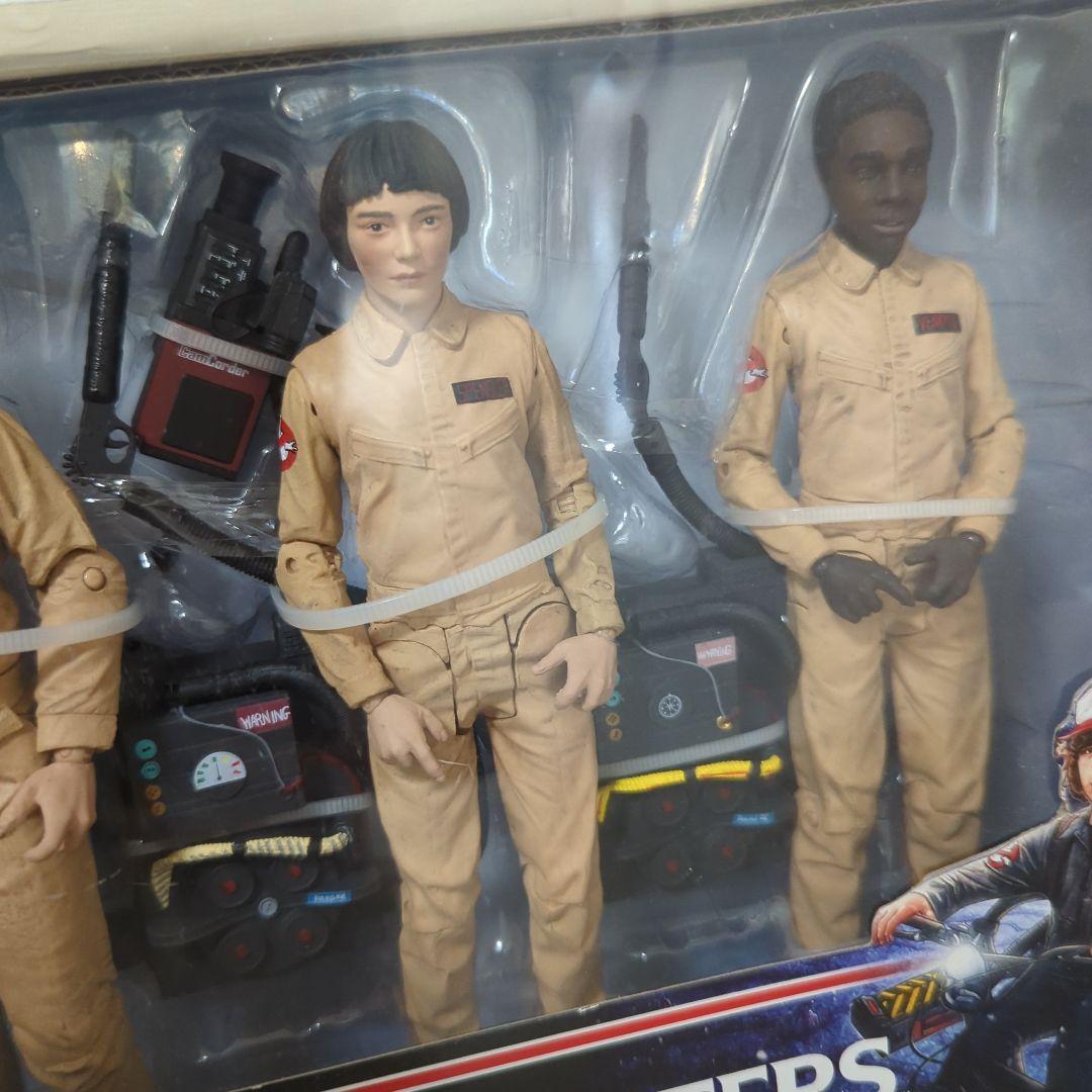 【未開封・未使用】ストレンジャーシングス・ゴーストバスターズフィギュア4体セット