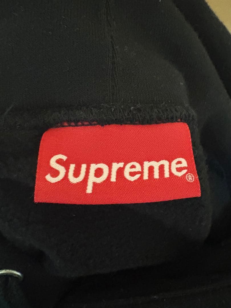 Supreme フード付きスウェット ブラック