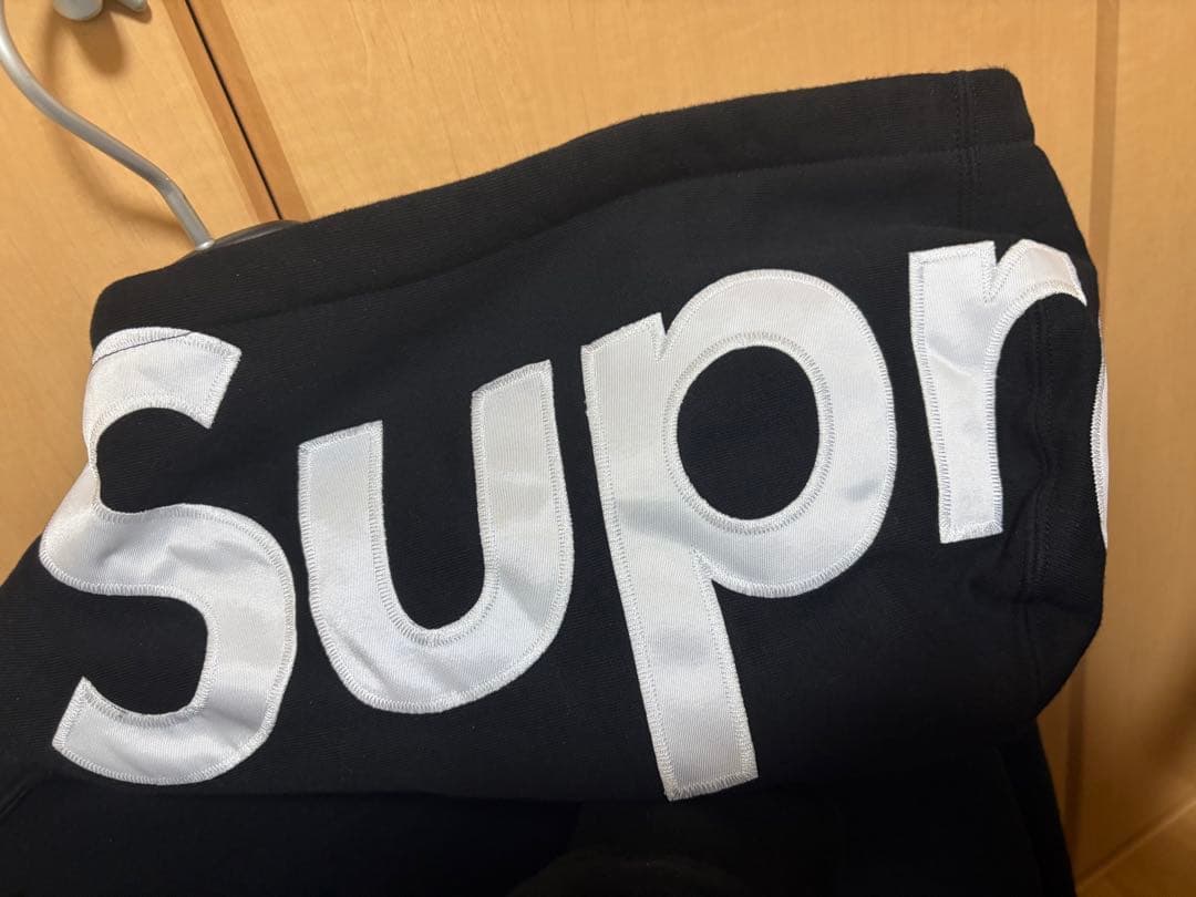 Supreme フード付きスウェット ブラック
