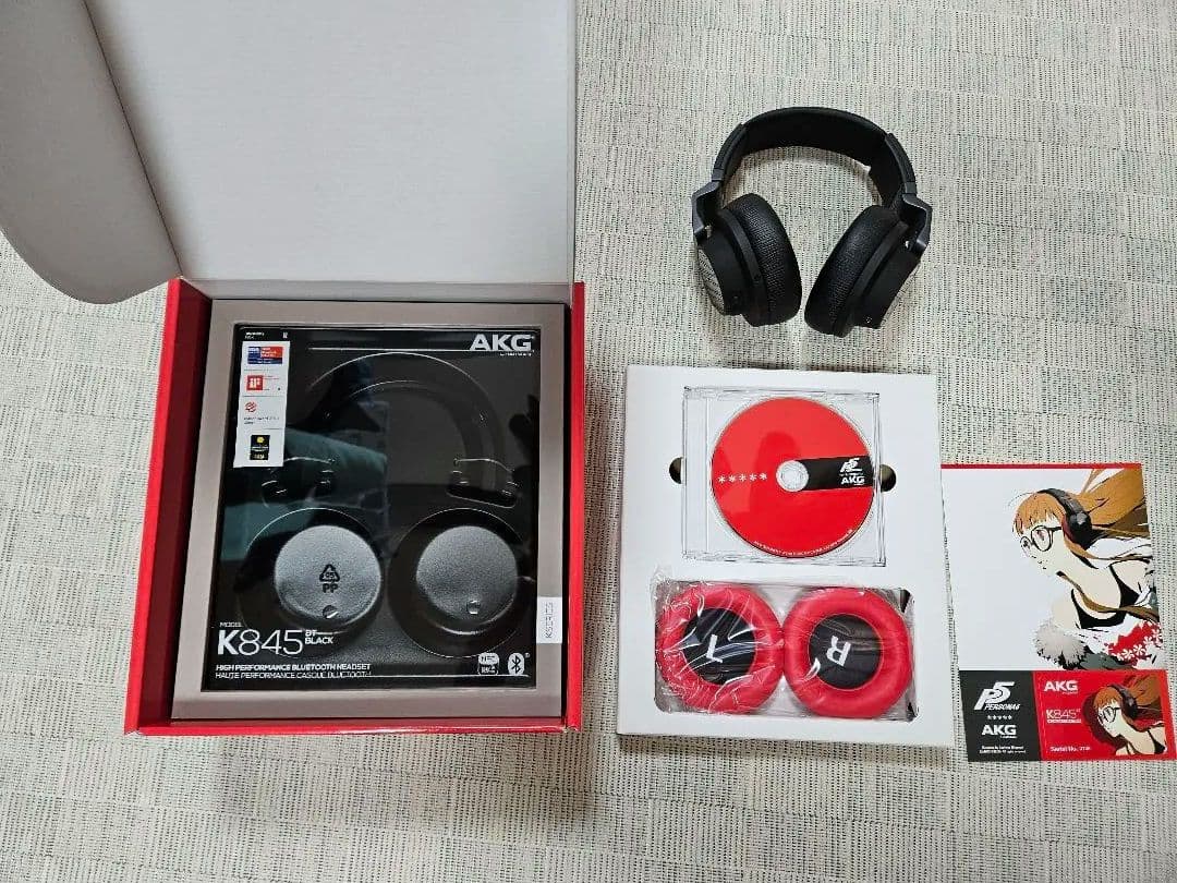 ペルソナ5 佐倉双葉 ワイヤレスヘッドホン AKG K845BT