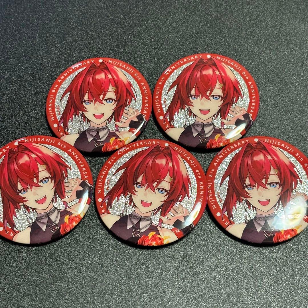 にじさんじ 8周年 グリッター缶バッジ アンジュ・カトリーナ - メルカリ
