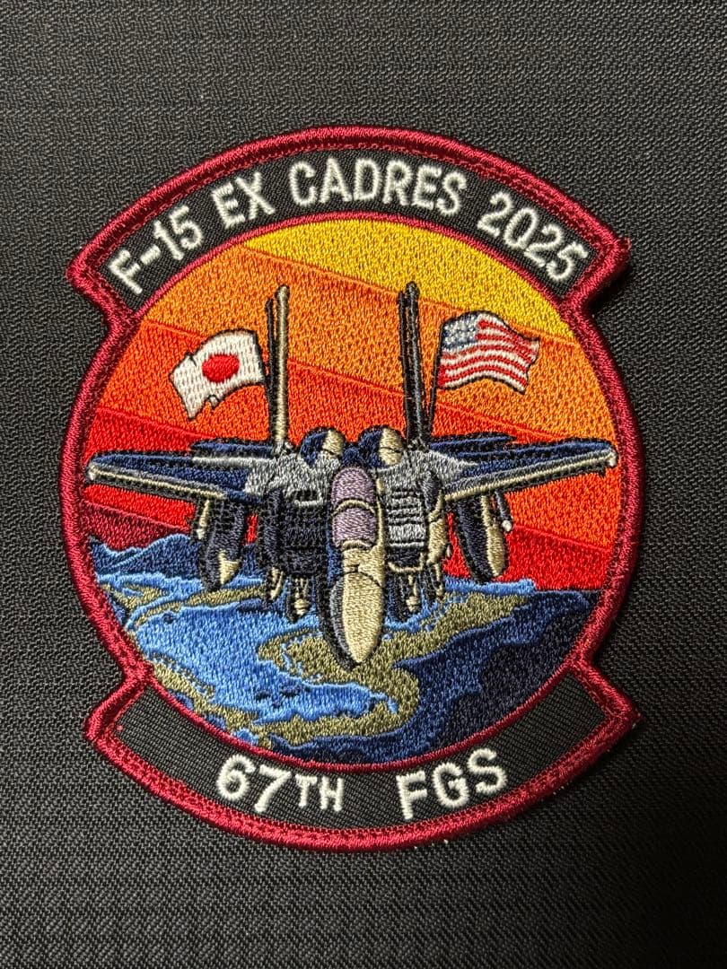 嘉手納基地 F-15 EX 飛来記念 CADRES パッチ 67TH FGS - メルカリ
