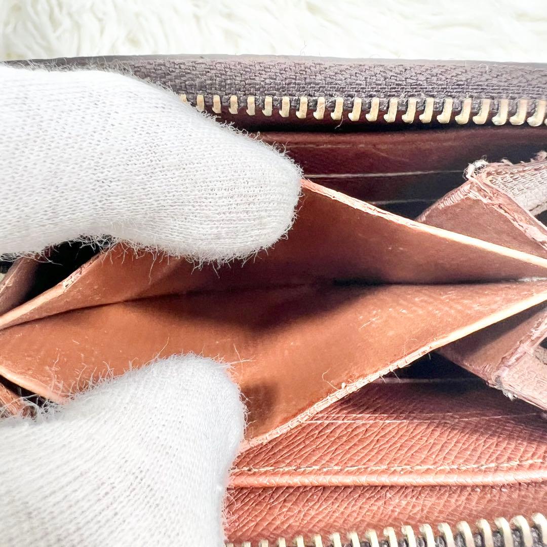 ルイヴィトン ケース ジッピーパース モノグラム 茶 小銭入れ 財布