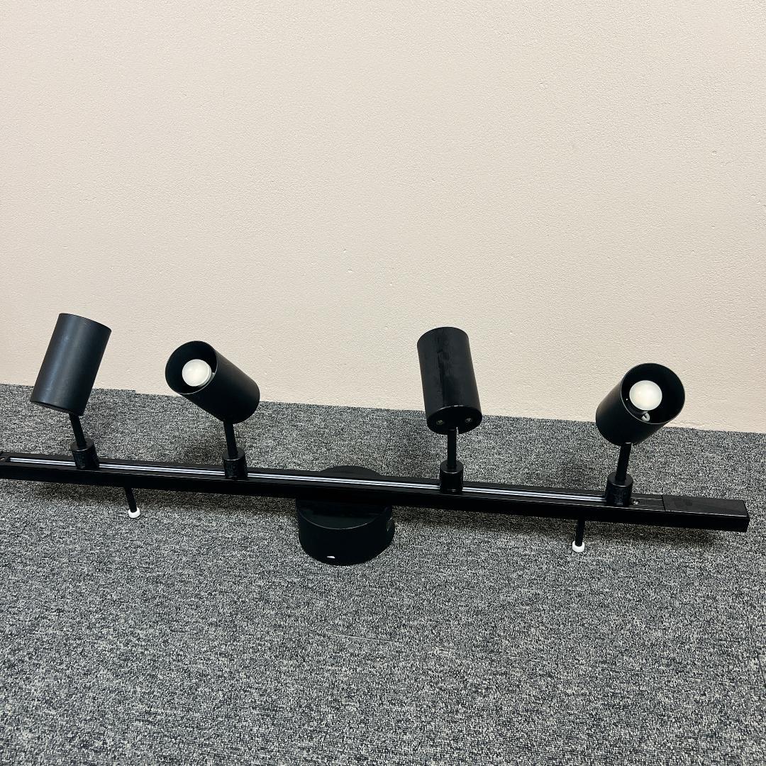 美品】無印良品 MJ-1603 スポットライト 4灯式 黒