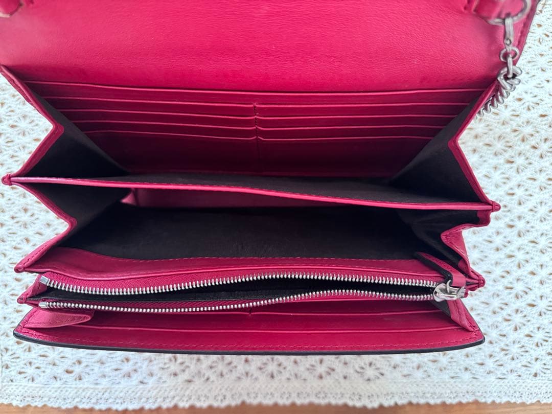 【Gucci ディオニュソス】GG 柄 チェーン ショルダーバッグ