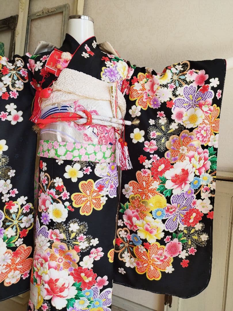 専用です☆ブランドmaomao新品着物フルセット☆七五三７歳さんに