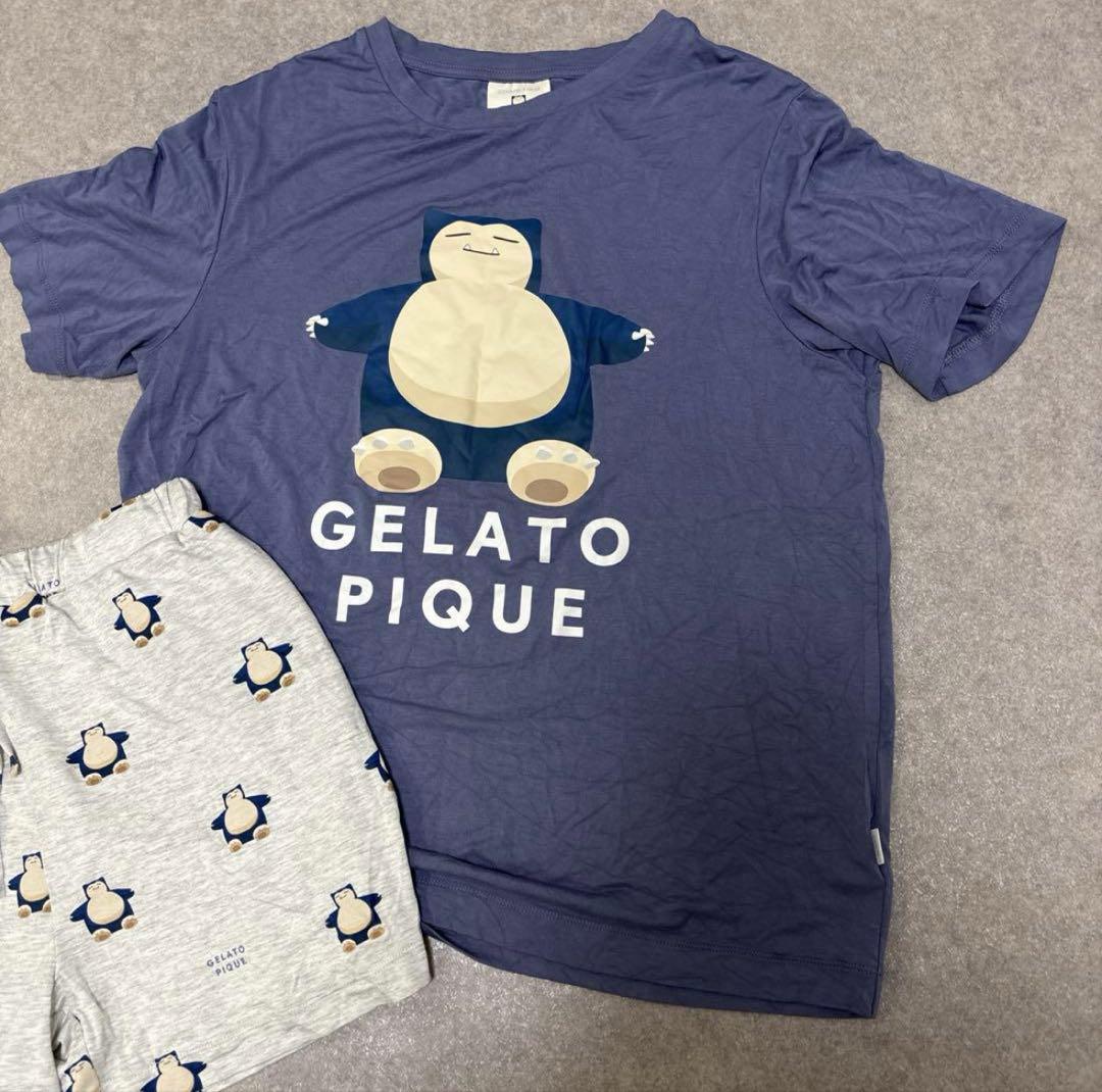 ポケモンスリープ】カビゴン 接触冷感プリントTシャツ＆ショートパンツ