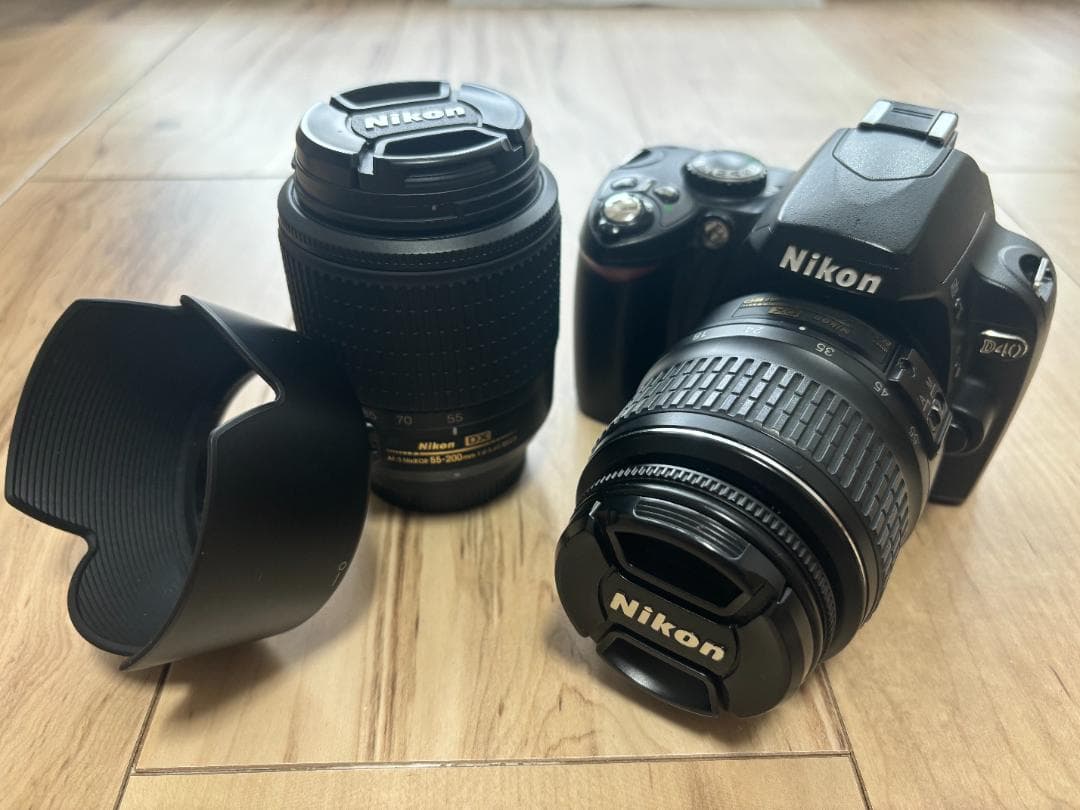 ニコン D40ダブルレンズキット 届いてすぐに使える Nikon D40 ダブル