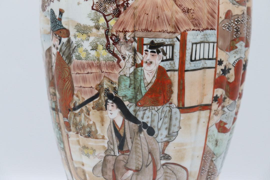 楽天市場】九谷 赤絵の通販 江戸 加賀国九谷造 赤絵灯籠型瓶 人物