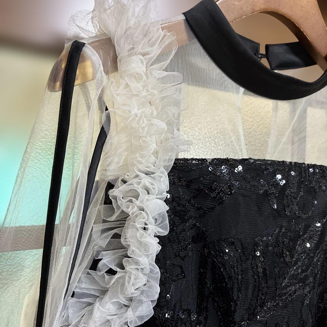 LEJA マーメイドワンピースドレス 黒 Sサイズ