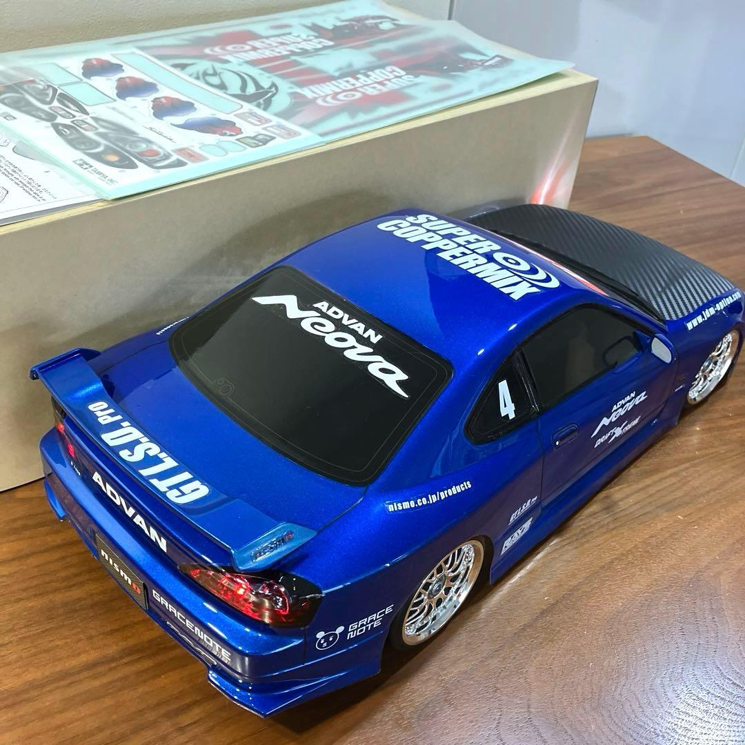 電飾付き タミヤ ニスモ COPPERMIX シルビア スペアボディ - メルカリ
