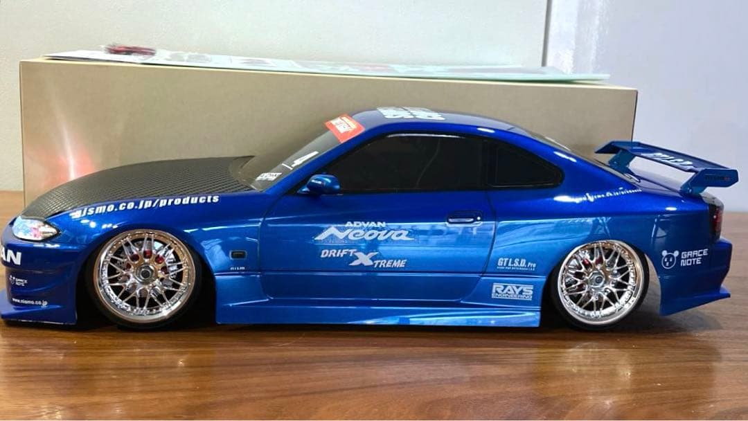 電飾付き タミヤ ニスモ COPPERMIX シルビア スペアボディ - メルカリ