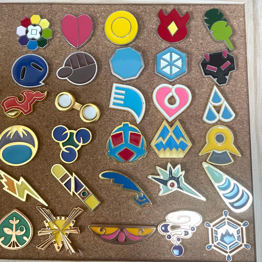 新品】ポケモン ジムバッジ 全地方・全種類 コンプリートセット 48個