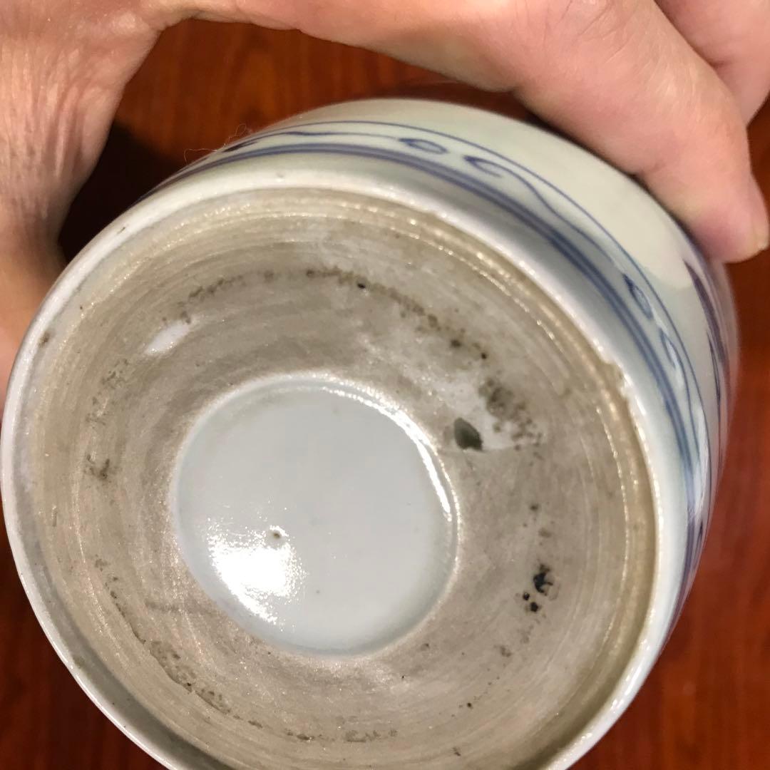 蕎麦猪口 古伊万里 染付 鍋島 鈴虫 昆虫文 大振り くらわんか - メルカリ