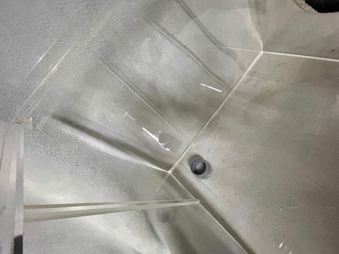 アクリル水槽 60 × 45 × 45オーバーフロー加工8ミリフルカバー蓋付