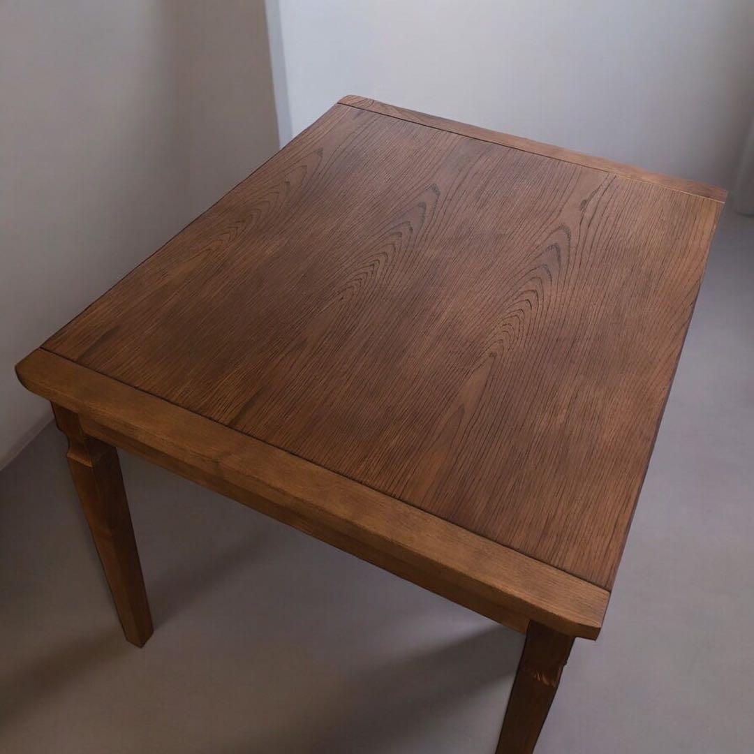 葉山ガーデン エクステンションテーブル タモ材 W130 英国カントリー