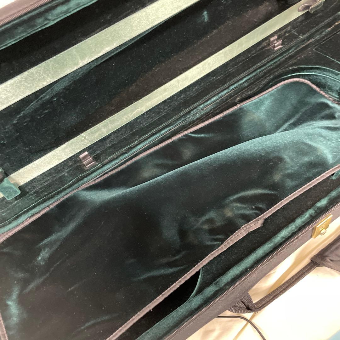 高級 バイオリンケース 3/4サイズ用 湿度計 セミハードケース