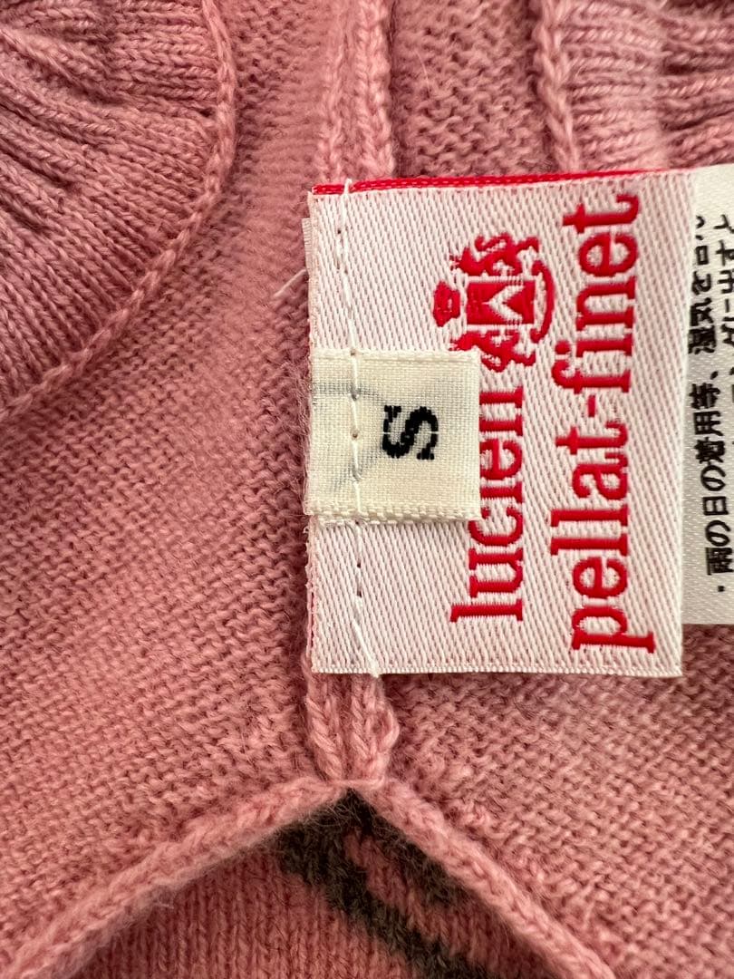 ルシアンペラフィネ カシミア スカル 犬服 Sサイズ ピンク