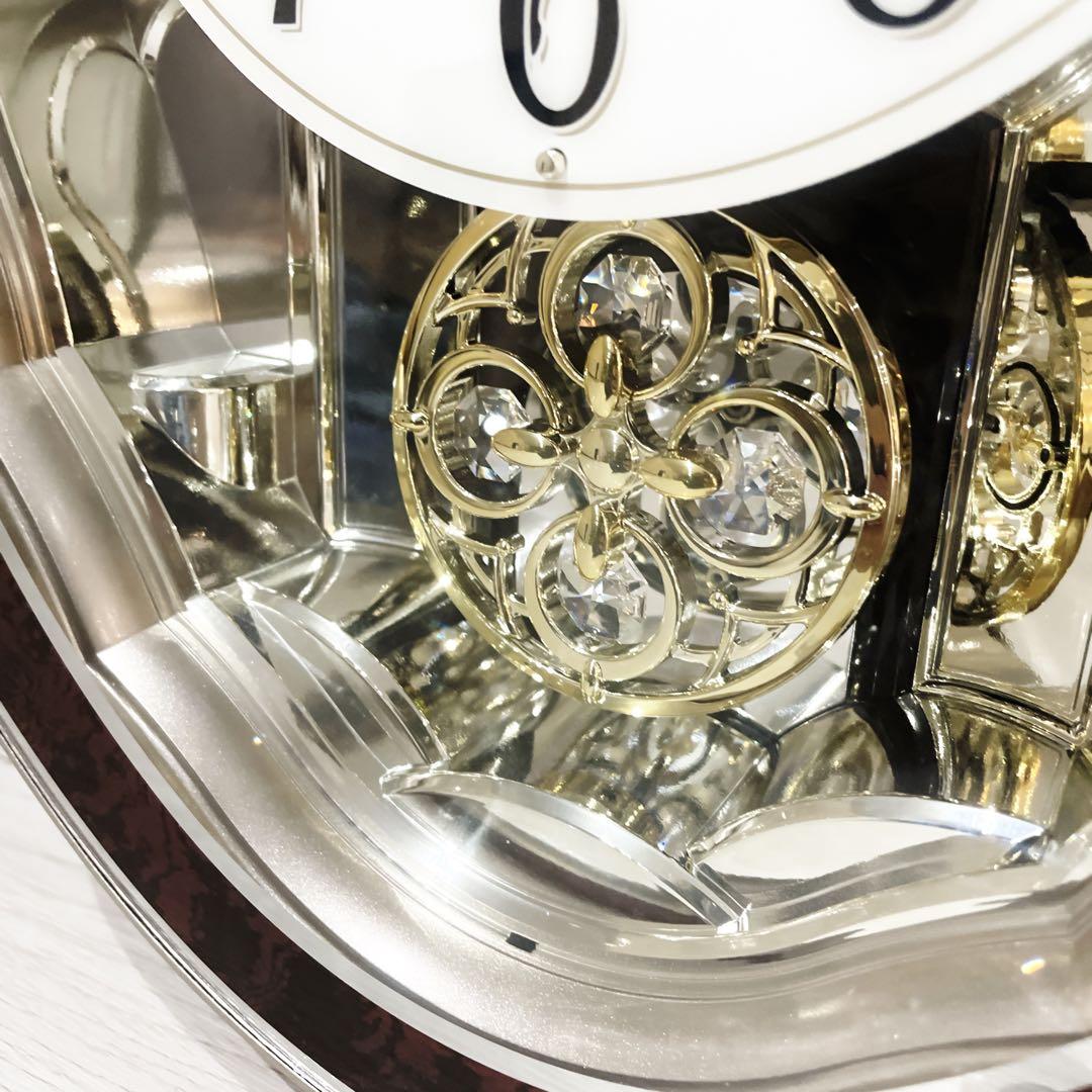 【希少品】リズム時計　 スモールワールド　廃盤　電波時計　掛け時計　18曲収録