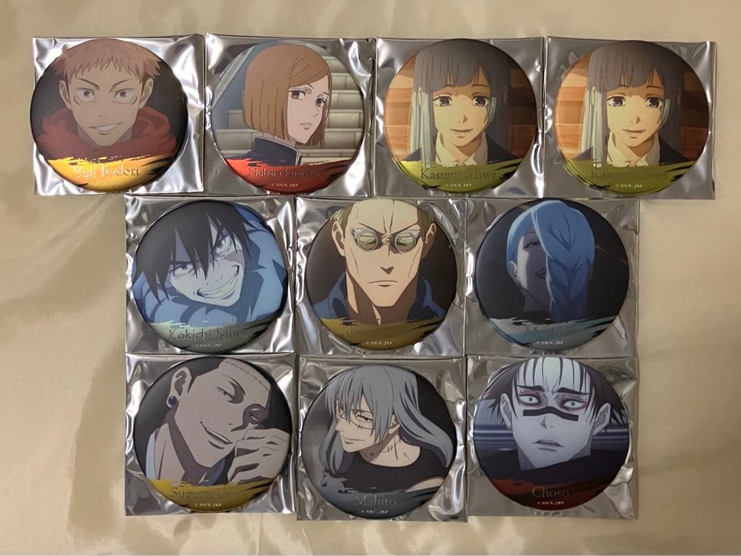 呪術廻戦 コレクション缶バッジ 名場面缶バッジ 30個
