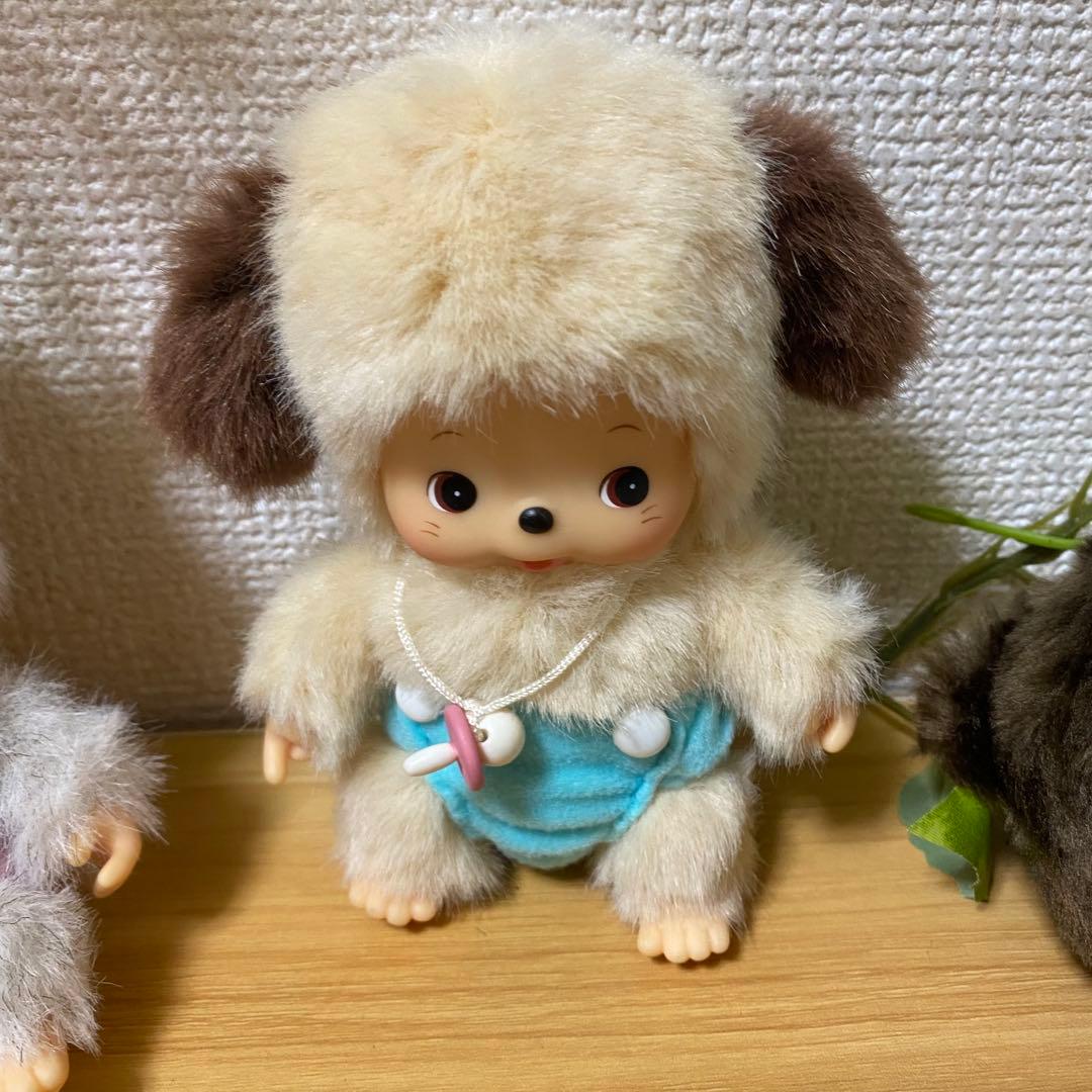 希少 モンチッチベビチッチのお友達イヌタヌキネコクマヒツジの