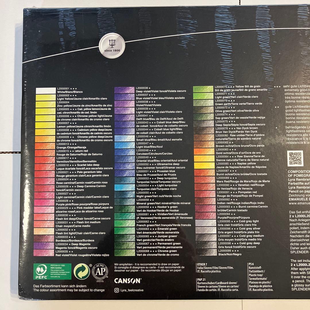 LYRA リラレンブラントポリカラー 72色