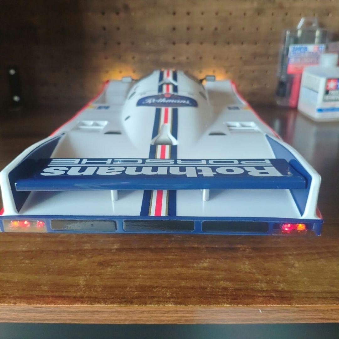 4*！様 タミヤ　ポルシェ956 ボディ　電飾施工済