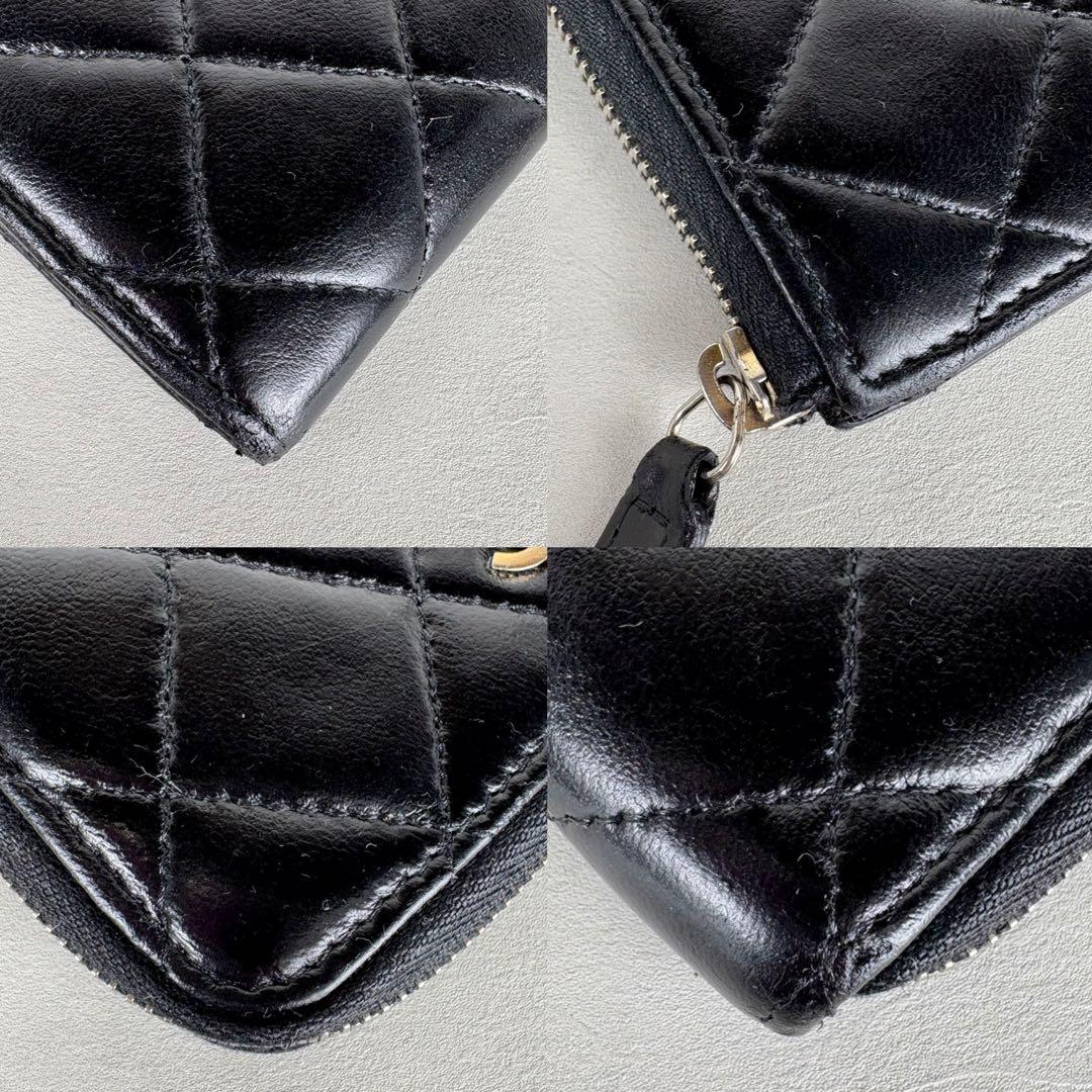 CHANEL シャネル　ラムスキンケース　カードケース　財布