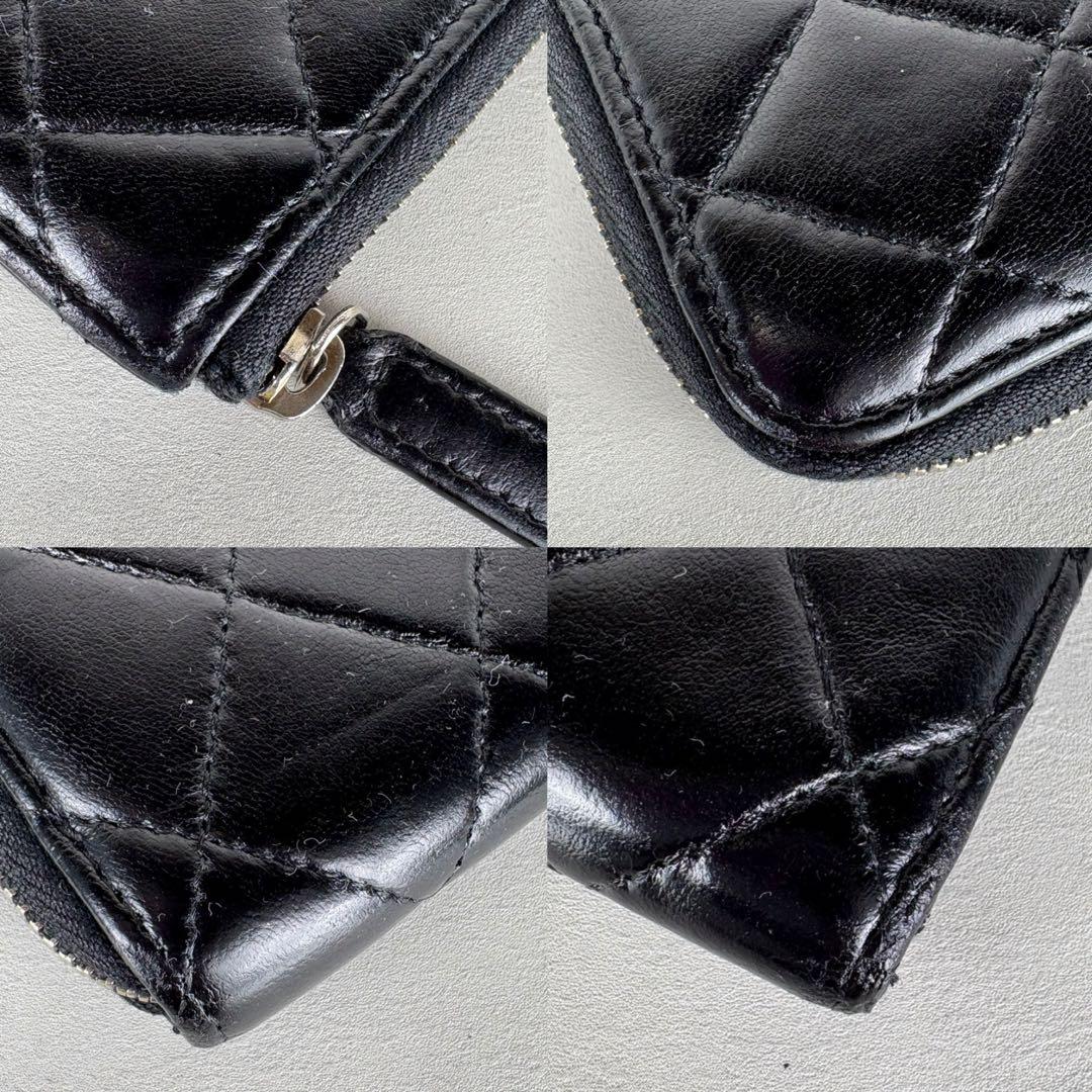 CHANEL シャネル　ラムスキンケース　カードケース　財布