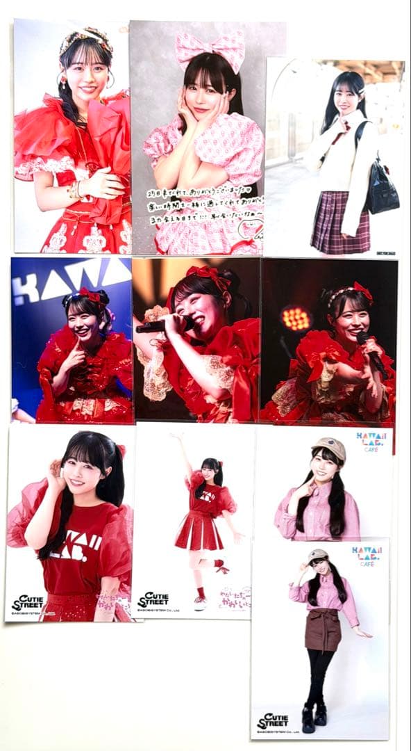 CUTIE STREET 佐野愛花 サインチェキ cutiestreet 佐野愛花 生誕