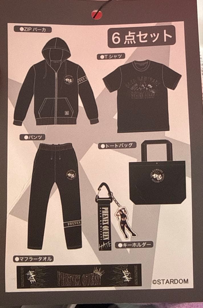STARDOM スターダム アベイル 上谷沙弥 福袋 6点セット LL